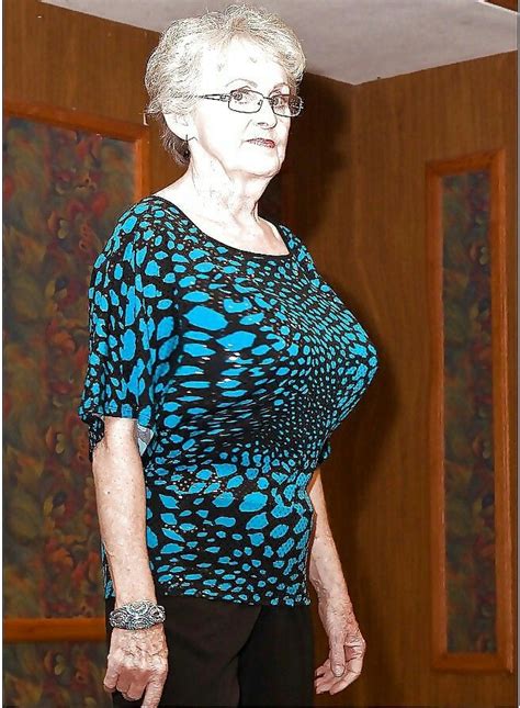 Big tits granny blowjob and swallow .